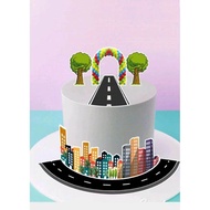 toper zoom  1 set/hiasan kue ulang tahun