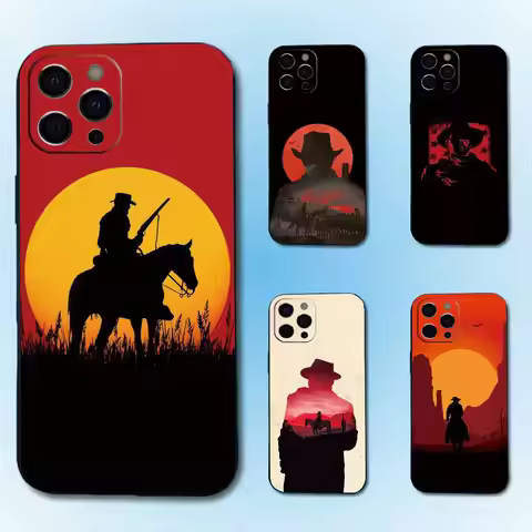 R-Red D-Dead R-Redemption 2 Phone Case For iPhone 17,16,15,14,13,12,11 Plus,Pro Max,XS,Soft Silicone