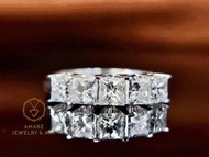 新品nice💎✨！ GIA 1.50ct Diamond Ring！ 5粒GIA鑽石戒指💍！極白閃優雅公主方shape✨ 高色GIA 2E&2F&G色，高淨度VS to VVS！ 18K金材質，高品質