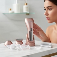 Womens Cordless 3-in-1 Hair Removal Kit: Trimmer, Shaver and Painless Epilator for Legs Epilator for