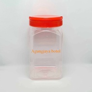 Toples PET 1 L Box Pet Lidnatural Plastic Jar/ Jar/ Snack Jar/ 1 L Jar/
