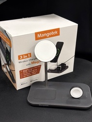 Mangotek 3 in 1 Wireless Charging Station with MagSafe RST80 三合一充電器