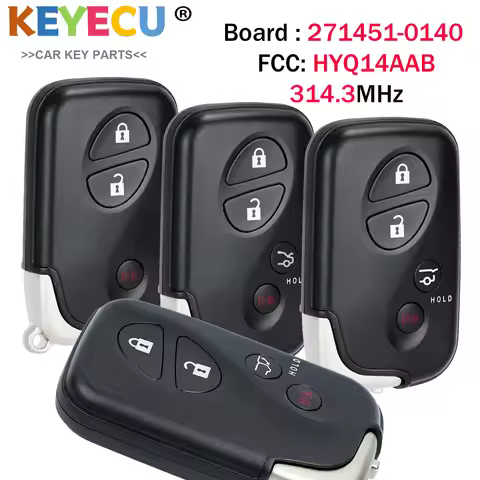 Keyless Smart Key Fob 314.3MHz for Lexus ES350 GS300 GS350 GS430 GS450H GS460 IS250 HYQ14AAB 271451-