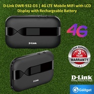 D-Link DWR-932-D3 | 4G LTE Mobile MIFI with LCD Display with Rechargeable Battery
