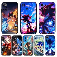 【O-6】Cartoon cool anime Sonic the Hedgehog for Redmi 6 6A Pro 7 7A 8 8A 9 9A 9C 9T NFC TPU soft blac
