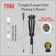 TONGKAT LAMPU 8 Jari 18m TRM Tongkat Lampu 8 Jari 18 meter Bisa untuk Downlight Tongkat Lampu 8 Jari