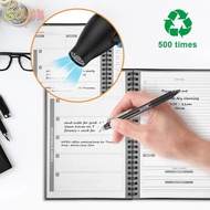 ECYOU A5 Smart Notebook, PP Cover Special Paper Reusable Notebook,  Black Erasable Notebook Office U