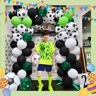 ParteeTime Kids Soccer Party Balloon Garland Archkit Celebrations Soccer Belon Bertema Penggemar Suk