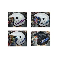HELMET LTD SPORT NEW COMBO SET - SIAP LTD CAP VISOR TAJAM SIANG MALAM - SIZE 60CM