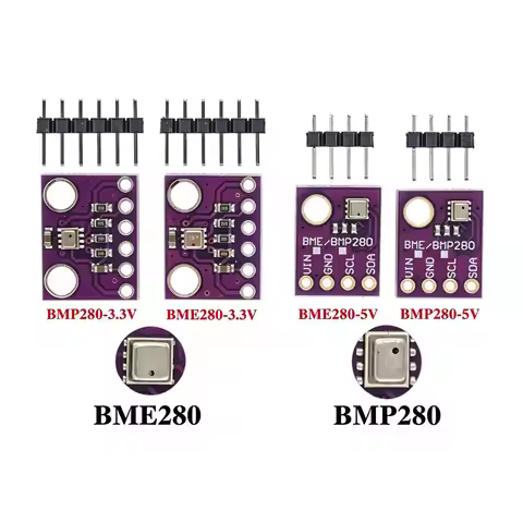 1pcs BME280-3.3/5.0V BME280 BMP280-3.3V 5V Digital Module Temperature Barometric Pressure Sensor Mod