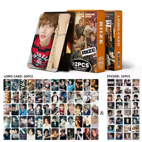 92small cards Korean POP photo cards RIIZE greeting cards celebrity merchandise stickers double-side