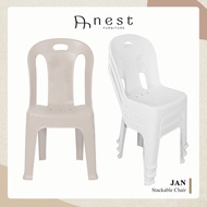 (NEST) JAN Stackable Chair / Cafe / Kopitiam / Cafe / Stool
