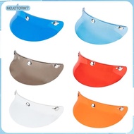 [mojotorw7] 3-Snap Helmet Peak Open Shield Retro Motorcycle Helmet Sun Visor Protective Shield, 15cm