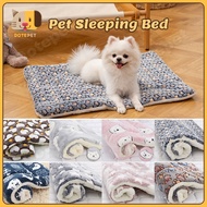 Pet Dog Bed Mat Soft Dog Blanket Thicken Cat Bed Flannel Dog Mat Bed For Dog Sleeping Bed