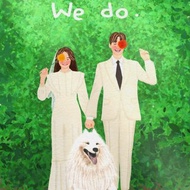 數碼 手繪Q版似顏繪 婚紗似顏繪 情侶似顏繪 手繪喜帖/書約