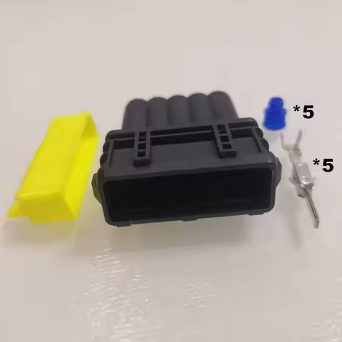 5/10/20/50/100pcs/lot 5 Pin 5 Way Male ignition Amplifier Connector Plug For Bosch Amp For Ford Cosw