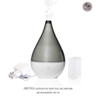 Aroma&More เครื่องพ่นไอน้ำอโรมา รูปแแบบสวย minimal- Essential Oil Aroma Diffuser Ultrasonic 200ML