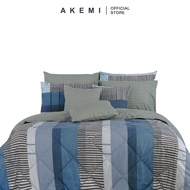 AKEMI Cotton Essentials Enclave Joy Comforter Set | 100% Cotton 650 TC (Super Single/ Queen/ King)