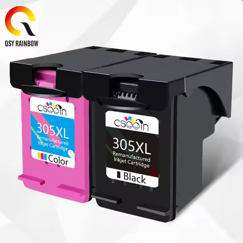 QSYRAINBOW 305XL Ink Cartridge Replacement For HP 305 HP305 Compatible DeskJet 2700 2755 4110 4120 4