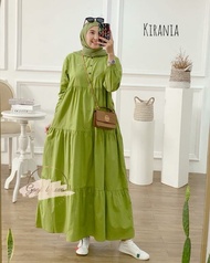 pakaian wanita midi dress jumbo bahan  katun twill premium muslim terbaru 2022 dres kekinia korean style gamis midi polos  bahan rayon viscouse terbaru baju lebaran 2022 baju kondangan terlaris mewah elegant busui bumil grosir fuchia lemon