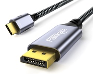 USB C to DisplayPort 1.4 Cable 6FT, [8K@60Hz. 4k@144Hz 120Hz 60Hz, 2K@240Hz], USB-C to DP Cable, Thu