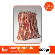 Beef Slice Shortplate US 500gr / Daging Sapi Slice Shortplate US 500gr