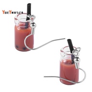 Funny Lemon  Tea Pearl Milk Tea Earrings   Bubble Tea Funny Dangle Earrings for Women