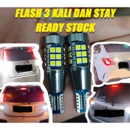 Light reverse light flash 3 times and stay led back blink 3 times and stay proton lead toyota