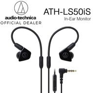 Audio-Technica ATH-LS50iS Dual Driver In-Ear Earphone with Microphone