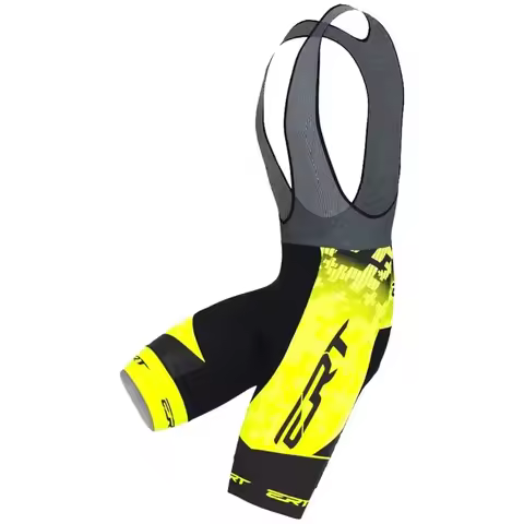Ert Cycle Sport Men's Black Bicycle Bib Shorts Gel Pad Cycling Bretelle Pants Bretele Ciclismo Mascu