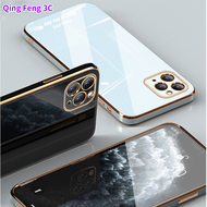 Plating TPU Case Vivo 1601 1609 1612 1603 2015 1611 1617 1716 1718 1713 1719 1723 1726 1724 1801 1725 1802 1803 Solid Color Smart Phone Case Full Cover TPU Casing