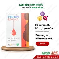 FERON MAMA - IRON, ZINC, FOLIC ACID, FOS, VITAMIN B12 Supplement for Pregnant Women