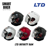 LTD Infinity RAM Double Visor Helmet Motorcycle SIRIM Approved JPJ Lulus