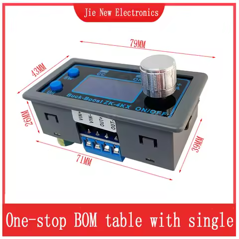 ZK-4KX DC DC Buck Boost Converter CC CV 0.5-30V 4A 5V 6V 12V 24V Power Module Adjustable Regulated l