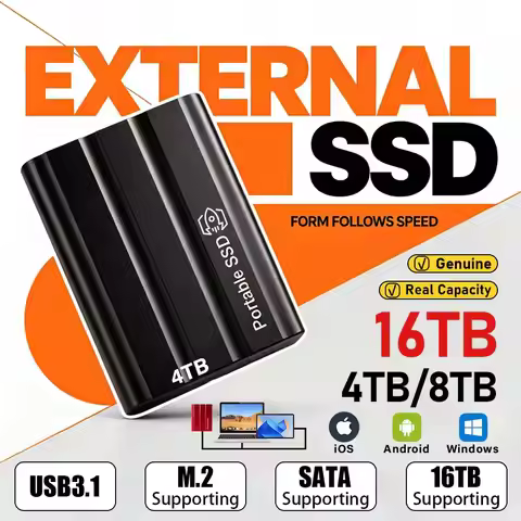 Portable SSD portable hard drive 4TB large capacity external solid state drive high-speed transfer o