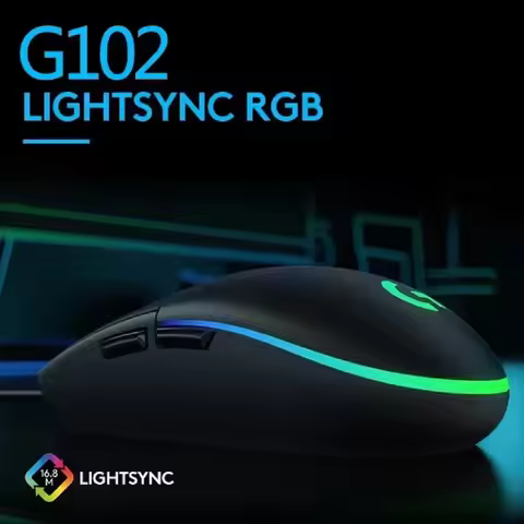 G304 Logitech Ligthspeed Wireless Gaming Mouse Hero 12K Sensor 12000DPI 6 Programmable Buttons, Comp