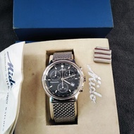 jam tangan mido ocenstar chronograph quartz bekas original pulset