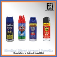 Mosquito / Cockroach Spray Fumakilla, Ridsect Advance, Shieldtox 300ml Nyamuk Lipas Racun Serangga E