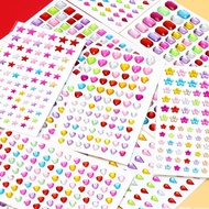 (112, 91, AND 88PCS) DIAMOND STICKERS DIAMOND CELLPHONE STICKERS