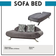 Sofa Bed Grey Fabric