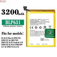 Battery For OPPO F5 Youth F3 A77 A73 A75 (BLP631)