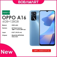 Terlaris Oppo A16 ram 6/128GB 6.52 inci 4G LTE handphone smartphone