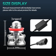 BZL LED LAMP H11 H8 H16 H9 9006 HB4 CAR FOGLAMP LASER MINI PROJECTOR PROJECTOR WHITE YELLOW PAIR