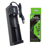 Smart USB Battery Charger for Multiple Sizes For 21700 14500 18500 26650 Lithium