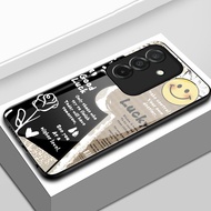 Casing hp For Samsung A26 5G A17 5G M17 5G F17 5G F36 5G M36 5G Case Motif Newspaper Smiley Face Wri