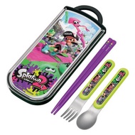 可用於洗碗機的滑動式三件餐具組 Splatoon 2 TCS1AM