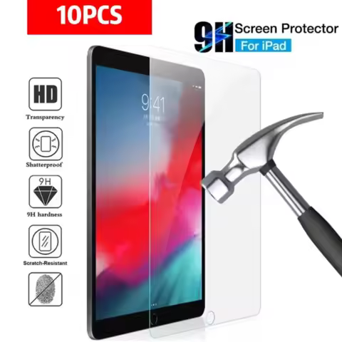 10PCS Tempered Glass For iPad 10th generation Pro 11 Screen Protector For iPad 10.2 9th 8th 7th Air 