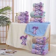 70x140 Cute Rabbit Cartoon Soft Bath Towel Super Large Towel High Absorbent Serap Air Tower Tuala Ma