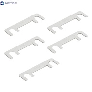 【EVERYTWT】5PCS Car Fuse Flat Type 32V Fork Bolt Battery Fuse Car Bracket 30A-100A Fuse
