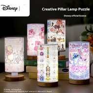 New Lotso Stitch ckey 160 piece 3D Puzzle Column Light Warm Home Decoration Practical Handmade Bedli